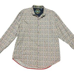 Robert Graham Kaleidoscope Pattern Shirt Knowledge Wisdom Truth Size XXL 2XL